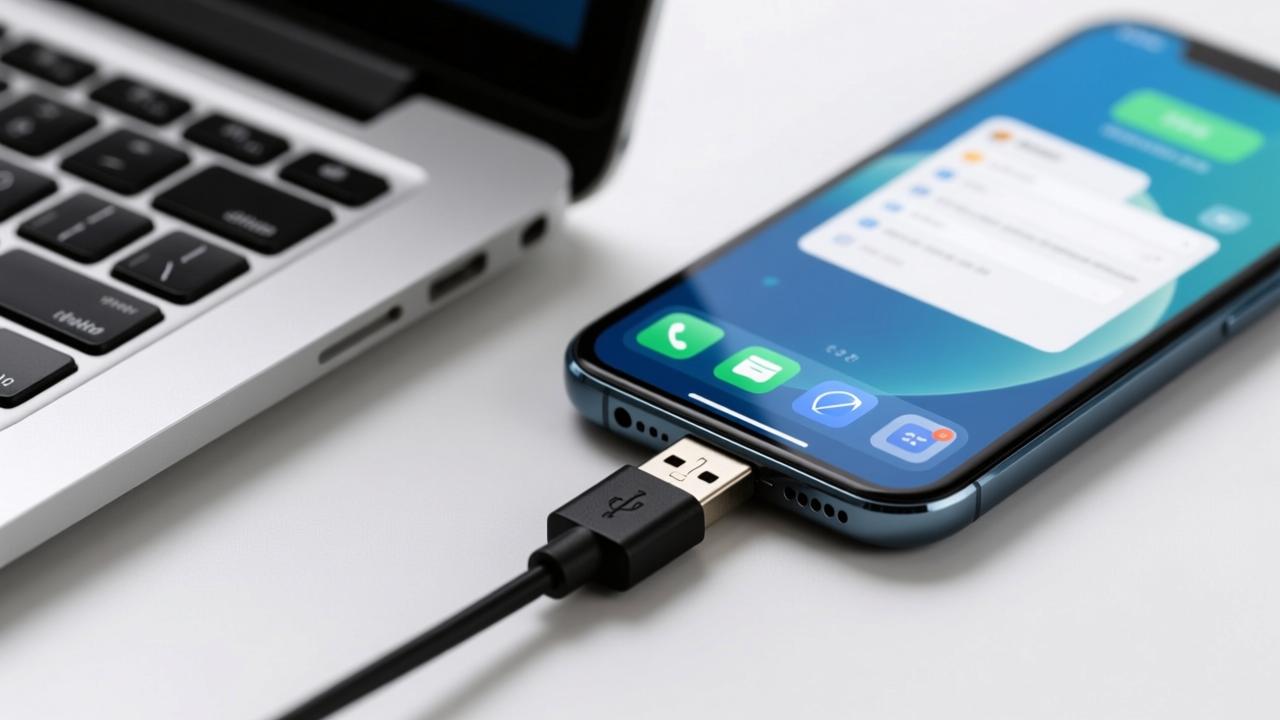 电脑如何连接手机:USB数据传输与文件管理全攻略  第2张 电脑如何连接手机:USB数据传输与文件管理全攻略  第2张