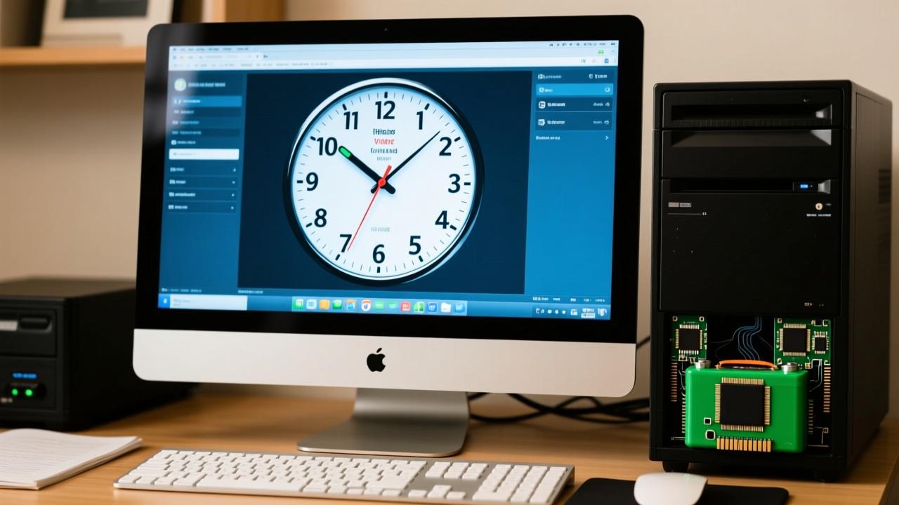 电脑时间不准怎么办?一招解决自动校准失败与CMOS电池问题 第3张 电脑时间不准怎么办?一招解决自动校准失败与CMOS电池问题 第3张