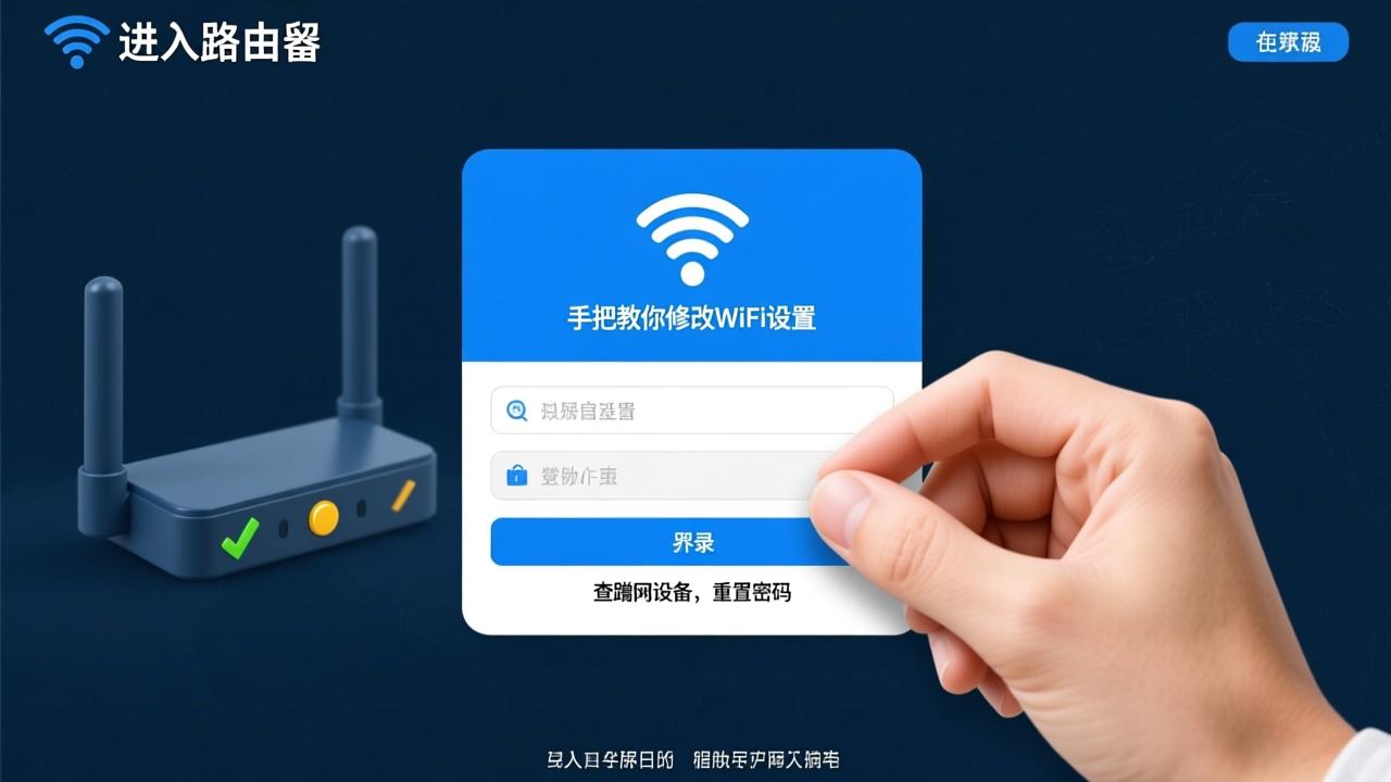 轻松进入路由器登录界面:手把手教你修改WiFi设置、查蹭网设备、重置密码 第2张 轻松进入路由器登录界面:手把手教你修改WiFi设置、查蹭网设备、重置密码 第2张