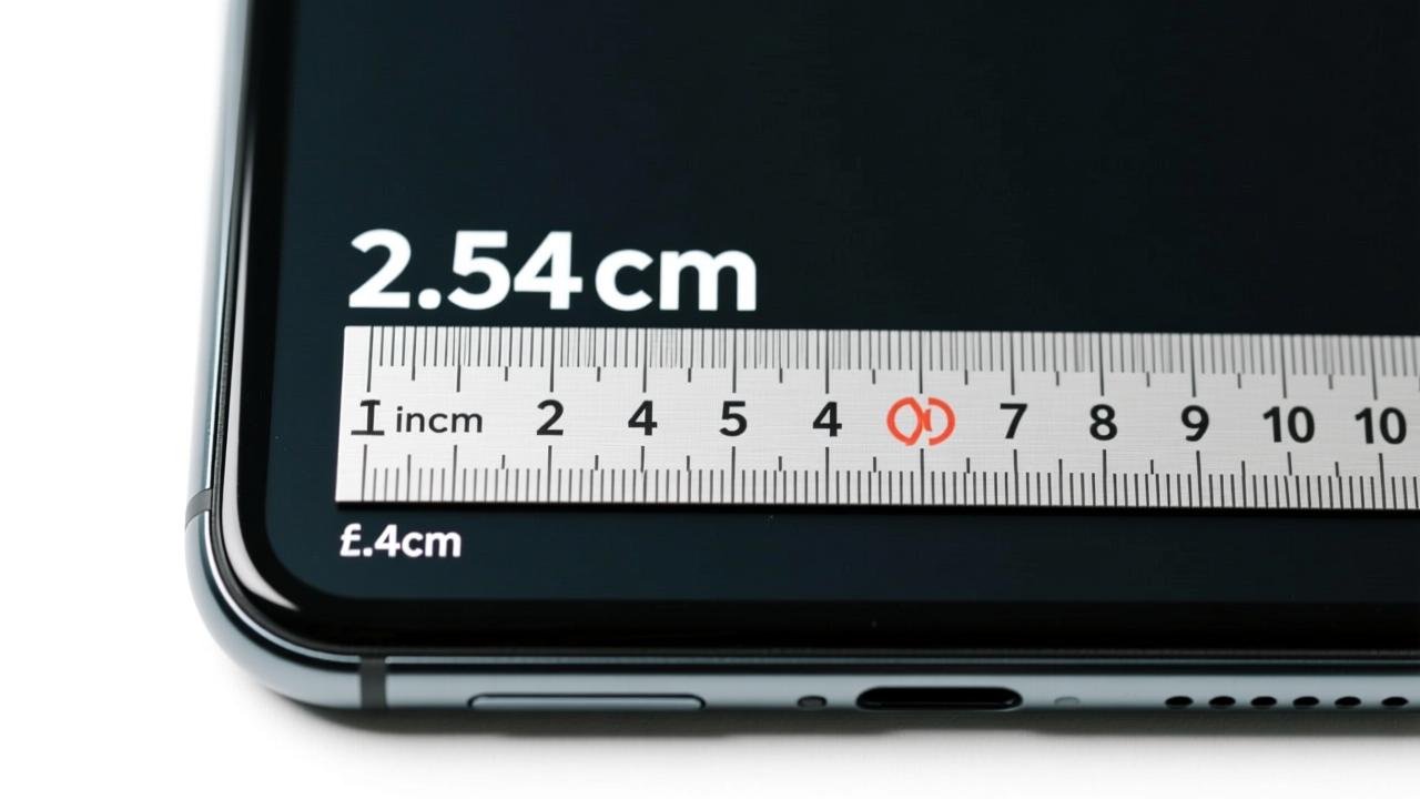 一英寸多大?揭秘1英寸等于2.54厘米及它在手机、屏幕、相机中的真实含义 第3张 一英寸多大?揭秘1英寸等于2.54厘米及它在手机、屏幕、相机中的真实含义 第3张
