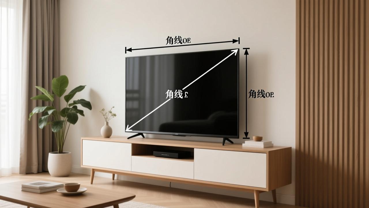 电视尺寸怎么算才合适？对角线、观看距离与空间搭配全解析  第3张