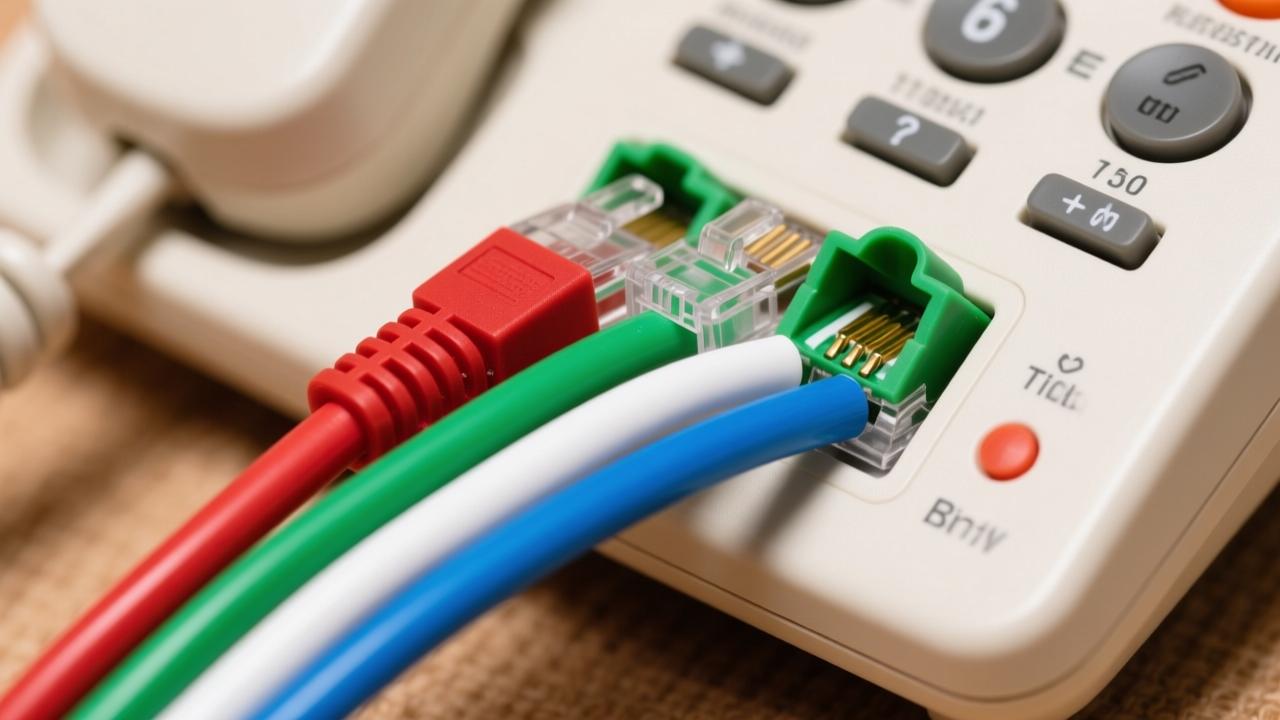 四芯电话线接法图解与应用场景全解析:红绿白蓝颜色标准、RJ11接线顺序及家庭/办公室布线实操指南 第3张 四芯电话线接法图解与应用场景全解析:红绿白蓝颜色标准、RJ11接线顺序及家庭/办公室布线实操指南 第3张