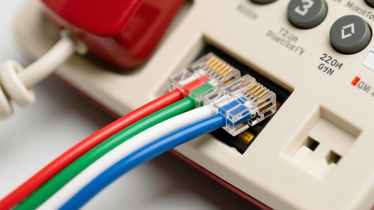 四芯电话线接法图解与应用场景全解析:红绿白蓝颜色标准、RJ11接线顺序及家庭/办公室布线实操指南 第4张 四芯电话线接法图解与应用场景全解析:红绿白蓝颜色标准、RJ11接线顺序及家庭/办公室布线实操指南 第4张