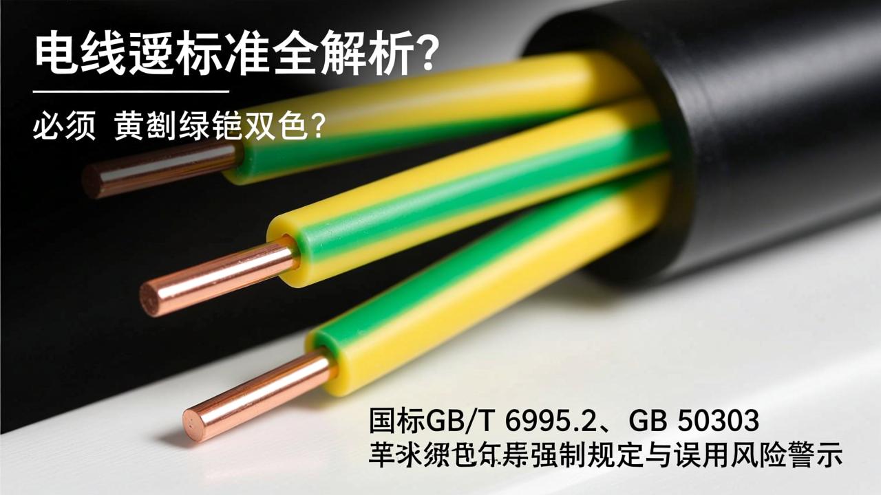 PE线颜色标准全解析：为什么必须是黄绿双色？国标GB/T 6995.2、GB 50303强制规定与误用风险警示  第2张
