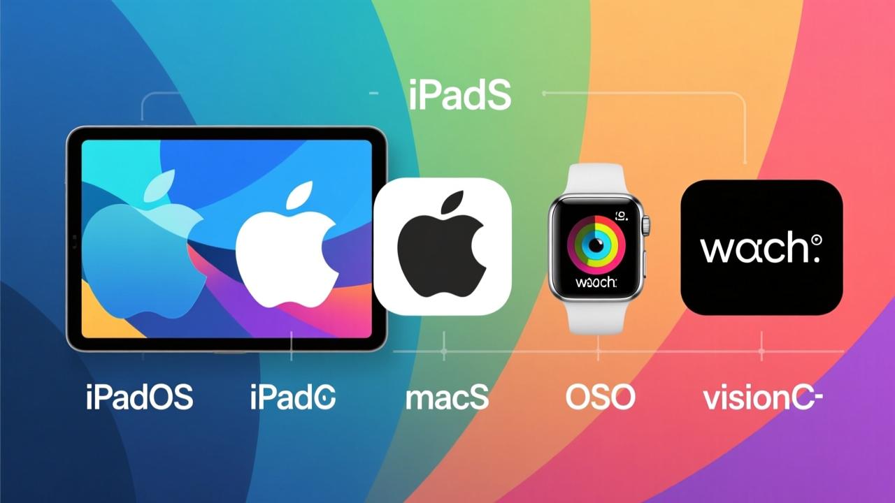 苹果系统叫什么？iOS、iPadOS、macOS、watchOS、visionOS五大系统命名逻辑与本质区别全解析