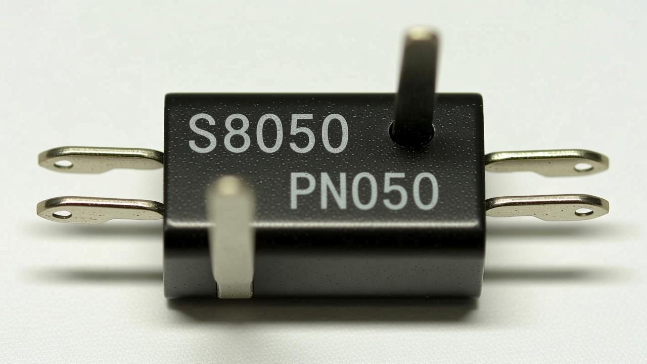 S8550三极管详解:PNP硅管选型、引脚识别、开关与放大实战指南(含S8050对比/替代型号/失效诊断) 第4张 S8550三极管详解:PNP硅管选型、引脚识别、开关与放大实战指南(含S8050对比/替代型号/失效诊断) 第4张