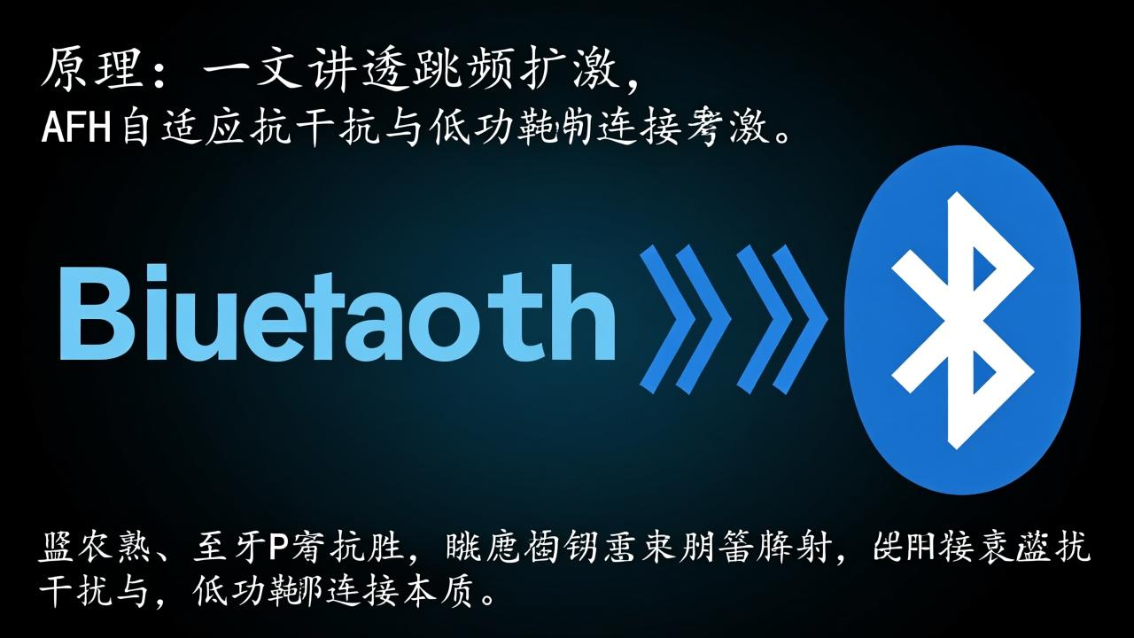 蓝牙是什么原理:一文讲透跳频扩频、AFH自适应抗干扰与低功耗连接本质 第3张 蓝牙是什么原理:一文讲透跳频扩频、AFH自适应抗干扰与低功耗连接本质 第3张