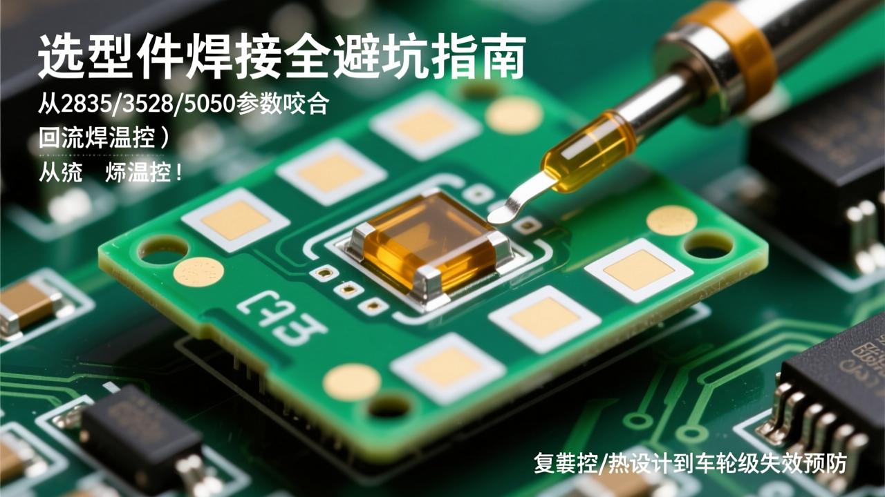 贴片发光二极管选型与焊接全避坑指南:从2835/3528/5050参数咬合、回流焊温控、热设计到车规级失效预防 第1张 贴片发光二极管选型与焊接全避坑指南:从2835/3528/5050参数咬合、回流焊温控、热设计到车规级失效预防 第1张
