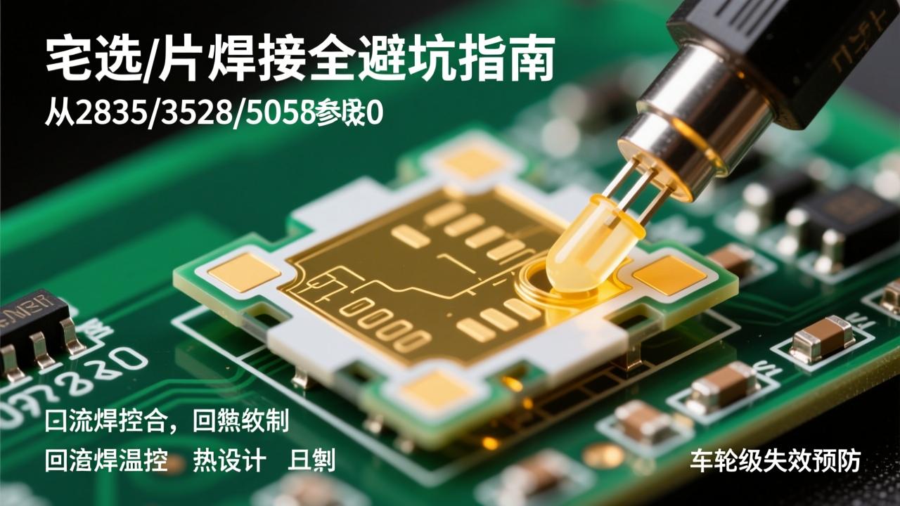 贴片发光二极管选型与焊接全避坑指南:从2835/3528/5050参数咬合、回流焊温控、热设计到车规级失效预防 第3张 贴片发光二极管选型与焊接全避坑指南:从2835/3528/5050参数咬合、回流焊温控、热设计到车规级失效预防 第3张