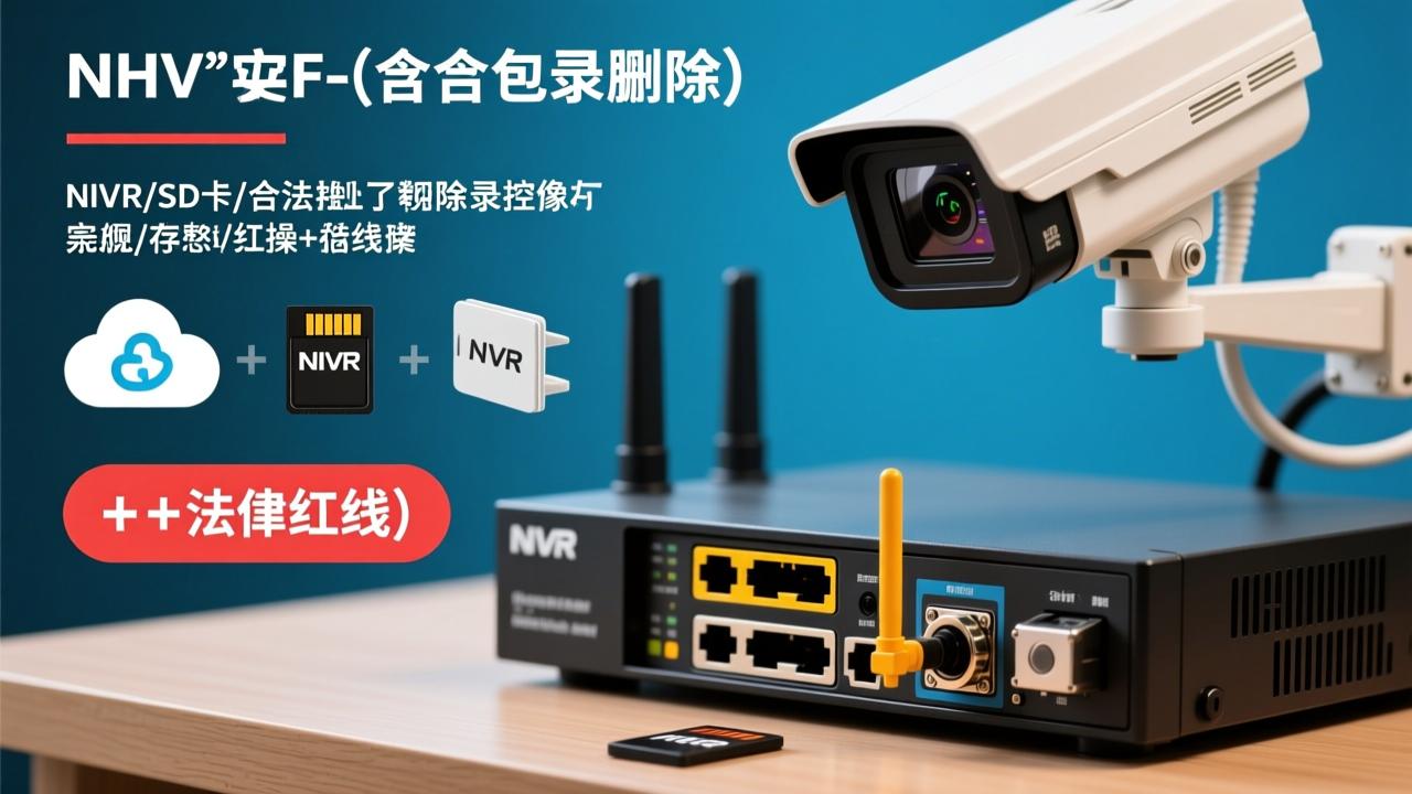 监控记录怎么删除？合法合规删除监控录像的完整操作指南（含NVR/SD卡/云存储实操+法律红线）  第1张