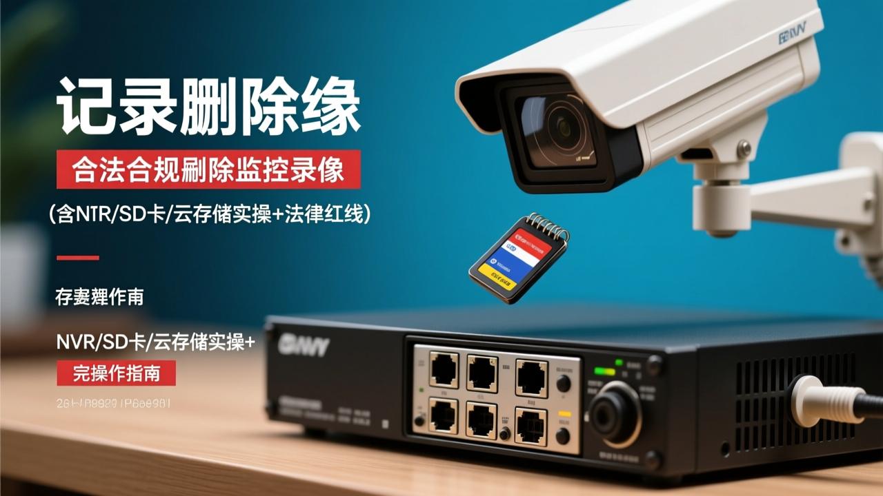 监控记录怎么删除？合法合规删除监控录像的完整操作指南（含NVR/SD卡/云存储实操+法律红线）  第2张