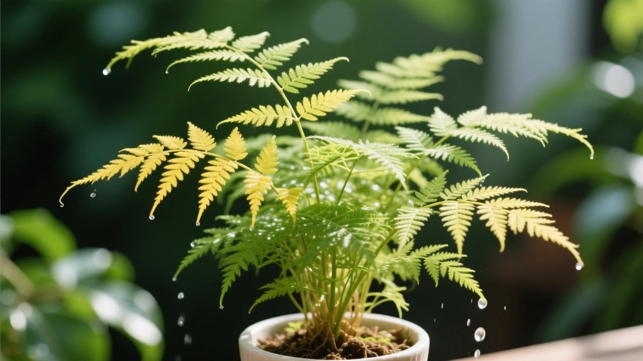 怎样养文竹不黄叶？掌握光照浇水湿度3大要点，轻松养出葱郁绿植  第1张