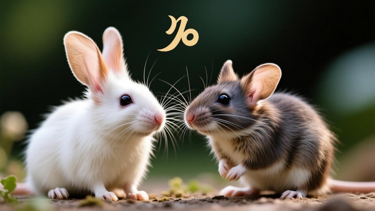 兔和鼠合不合?揭秘生肖配对真相,性格互补也能幸福长久 第2张 兔和鼠合不合?揭秘生肖配对真相,性格互补也能幸福长久 第2张