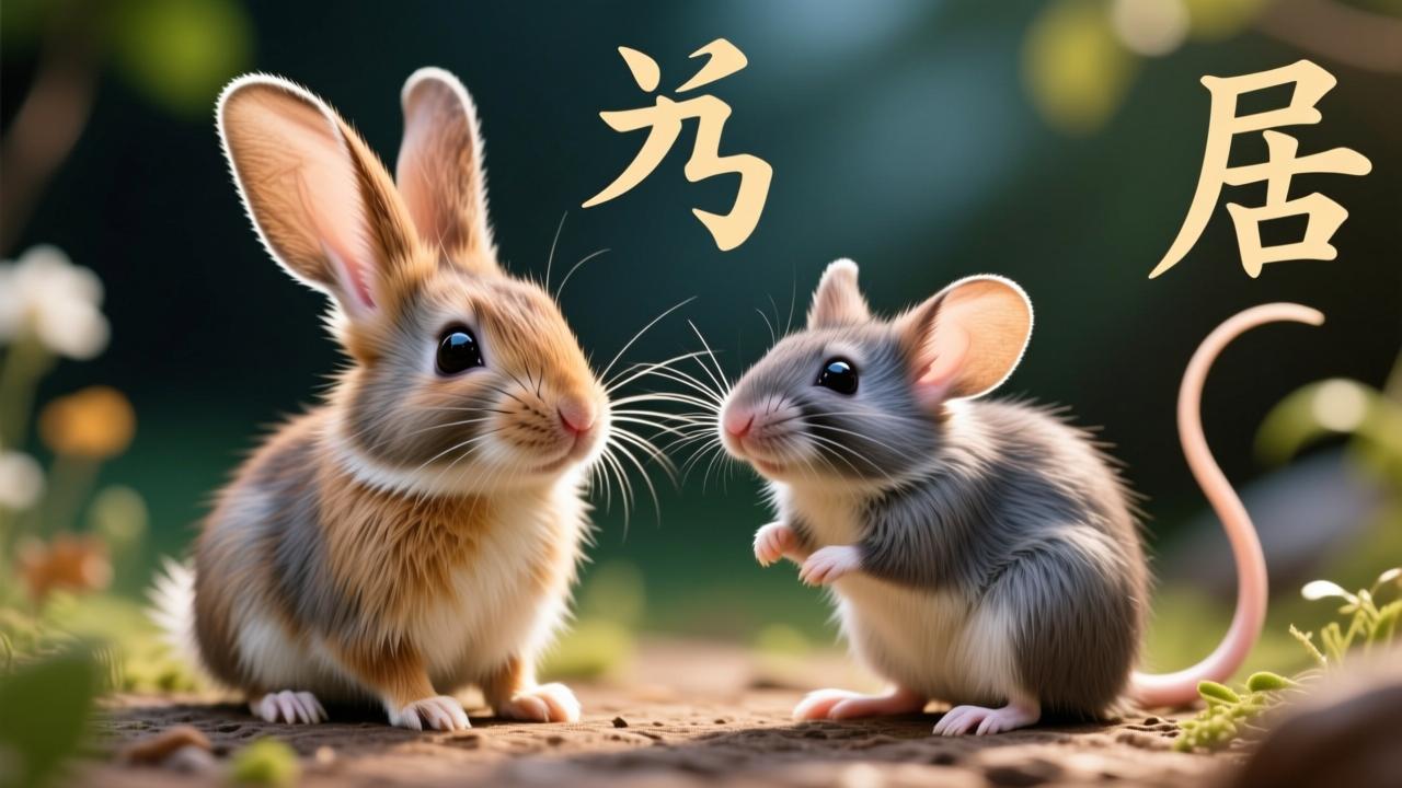 兔和鼠合不合?揭秘生肖配对真相,性格互补也能幸福长久 第3张 兔和鼠合不合?揭秘生肖配对真相,性格互补也能幸福长久 第3张