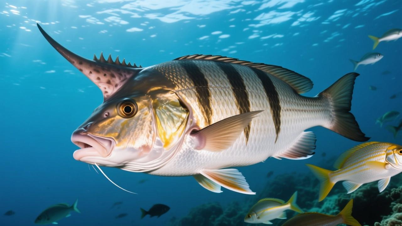 高清马头鱼图片解析：教你一眼识别马头鱼与常见误认鱼类的区别  第2张