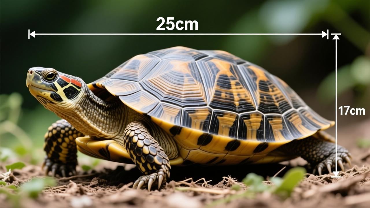 巴西龟能长多大?揭秘健康成体尺寸范围与科学饲养关键(雌龟25cm、雄龟17cm为自然极限) 第2张 巴西龟能长多大?揭秘健康成体尺寸范围与科学饲养关键(雌龟25cm、雄龟17cm为自然极限) 第2张