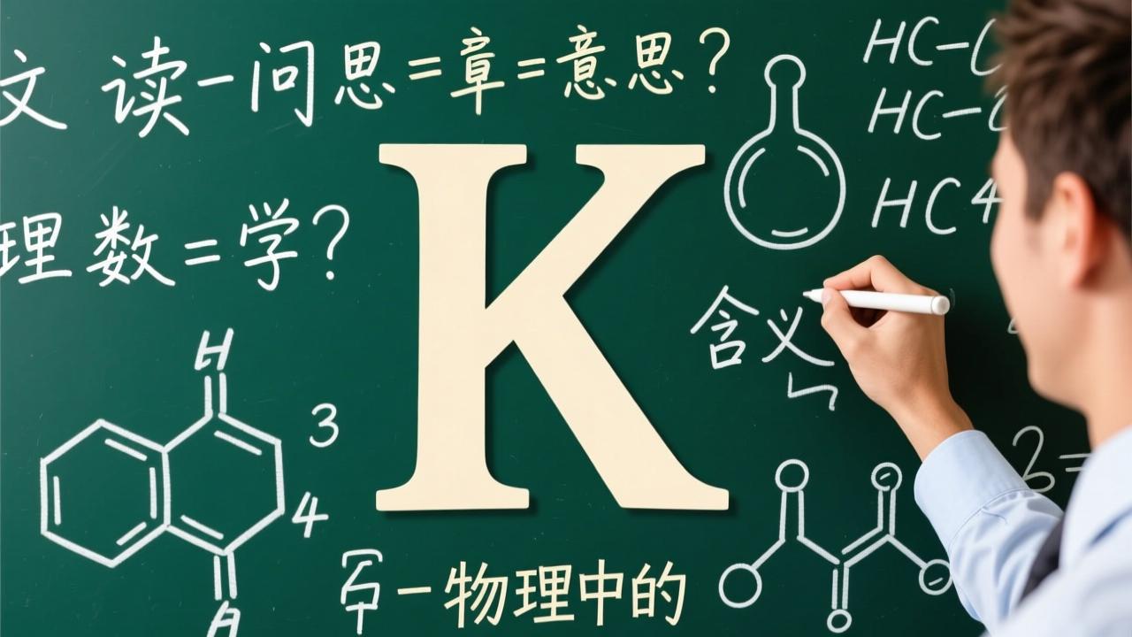 k值是什么意思？一文读懂数学、化学、物理中的K含义与区别