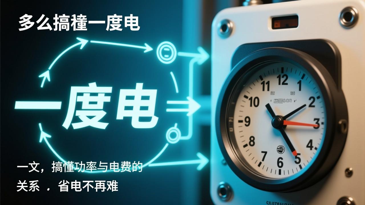 多少瓦一度电？一文搞懂功率与电费的关系，省电不再难