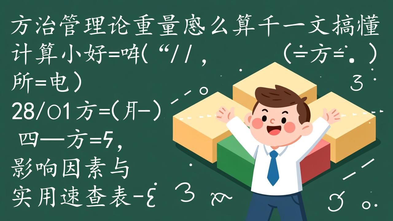 方管理论重量怎么算？一文搞懂计算公式、影响因素与实用速查表