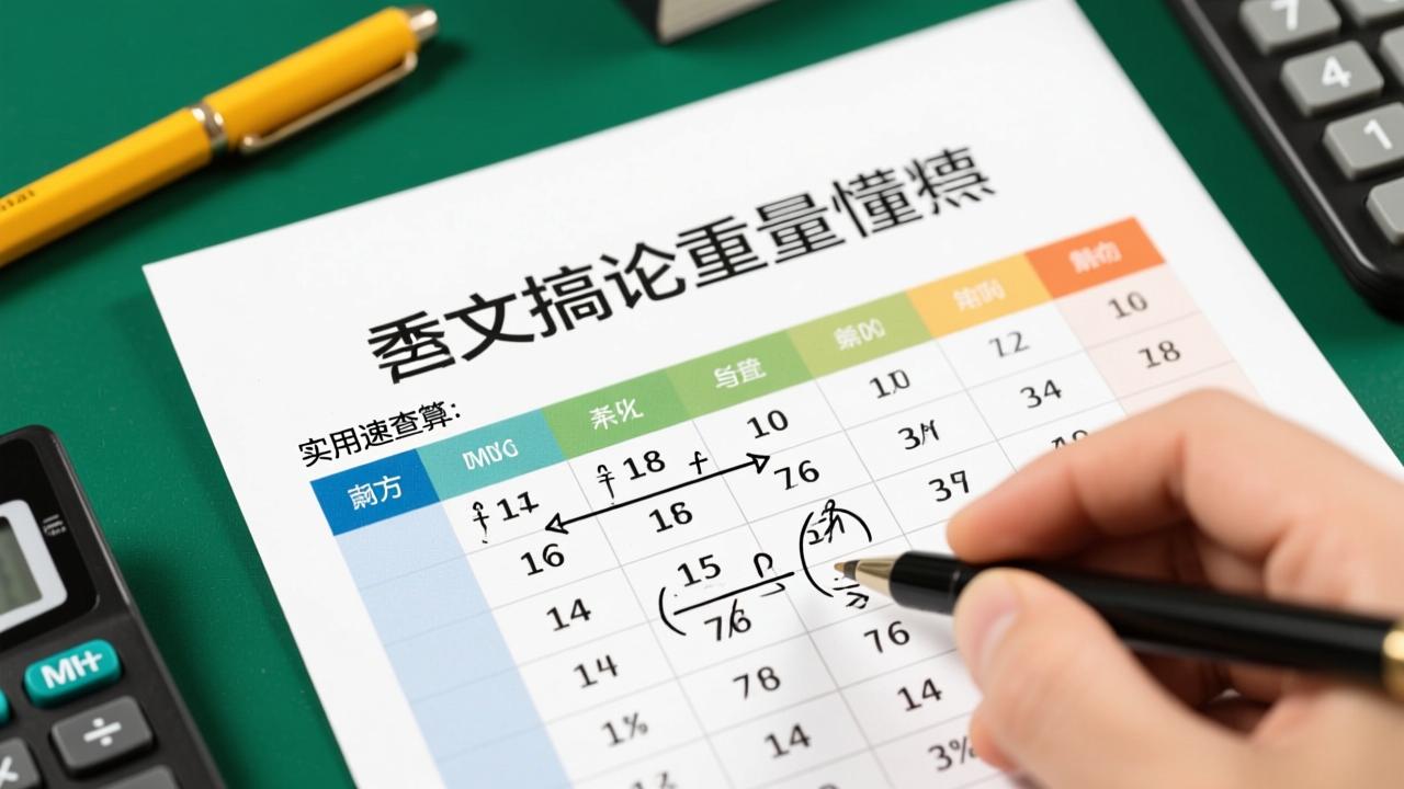 方管理论重量怎么算？一文搞懂计算公式、影响因素与实用速查表  第2张