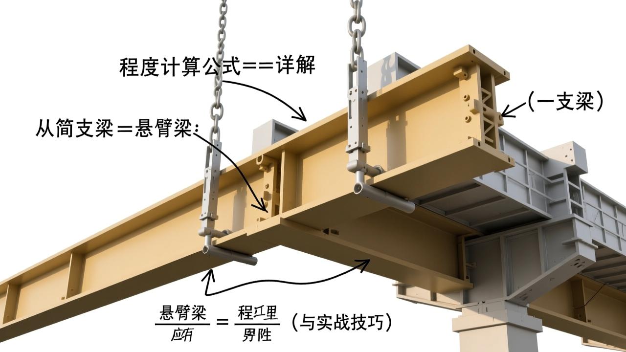 挠度计算公式详解：从简支梁到悬臂梁的工程应用与实战技巧  第2张