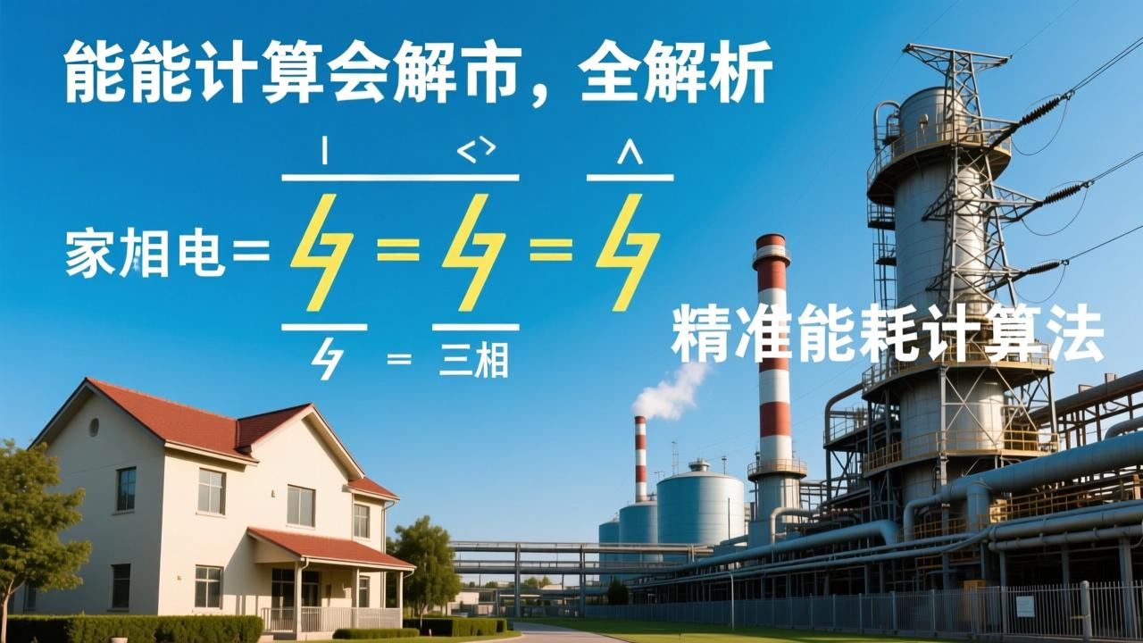 电能计算公式全解析:从家庭用电到工业三相电的精准能耗计算方法 第2张 电能计算公式全解析:从家庭用电到工业三相电的精准能耗计算方法 第2张