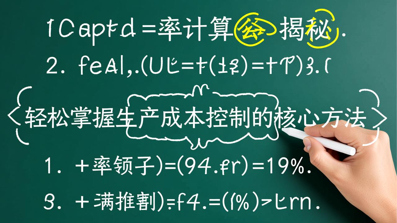 损耗率计算公式揭秘：轻松掌握生产成本控制的核心方法  第2张
