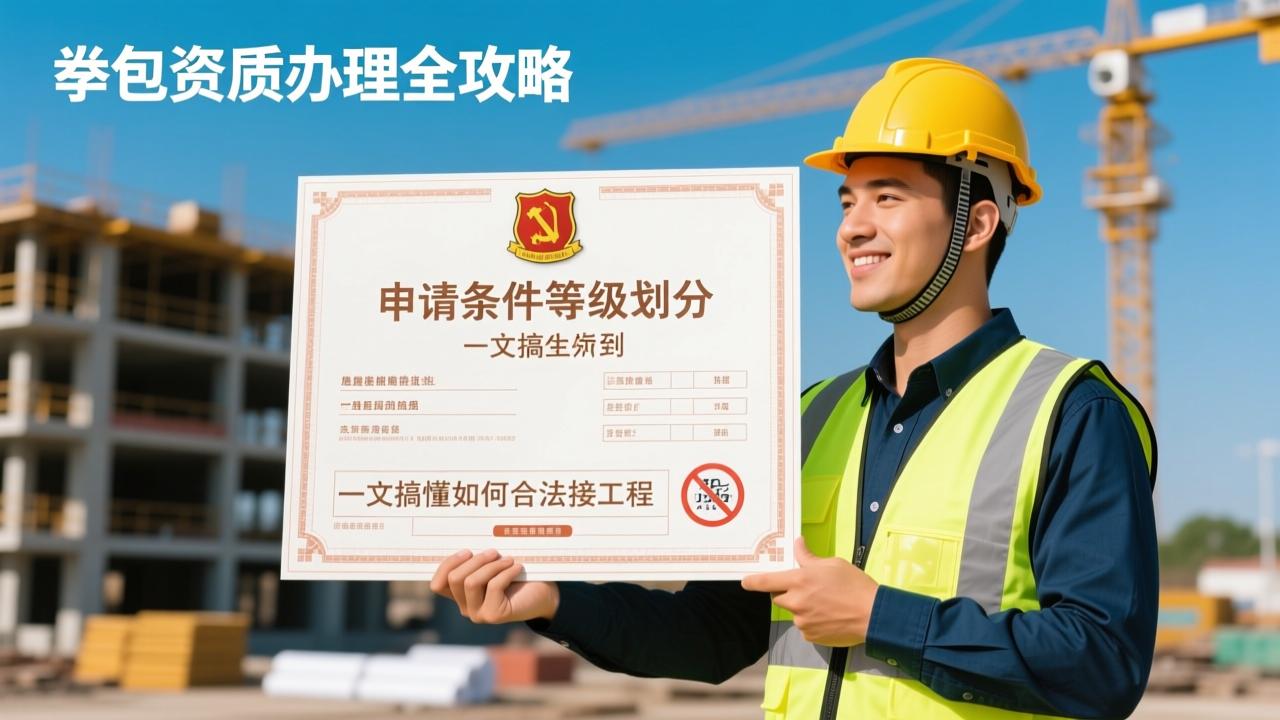 专业分包资质办理全攻略：从申请条件到等级划分，一文搞懂如何合法接工程