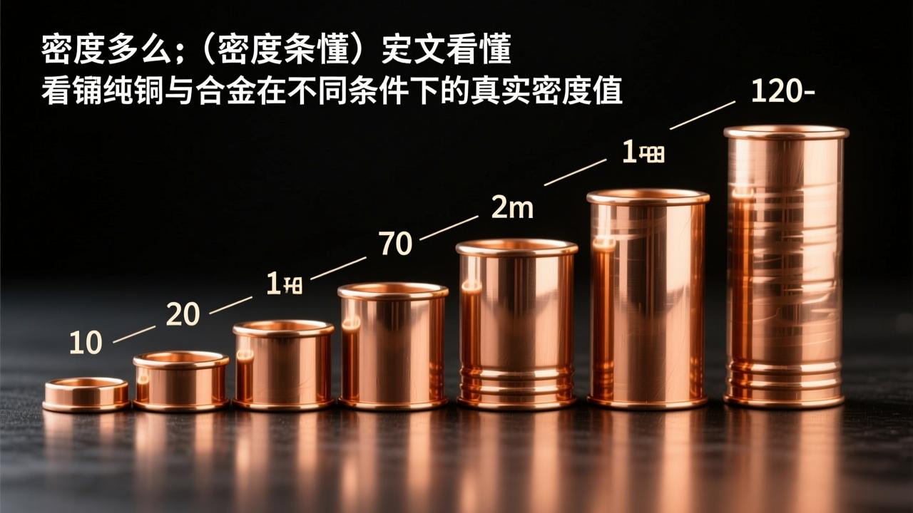 铜密度多少？一文看懂纯铜与合金在不同条件下的真实密度值