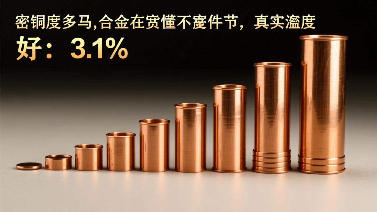 铜密度多少?一文看懂纯铜与合金在不同条件下的真实密度值 第3张 铜密度多少?一文看懂纯铜与合金在不同条件下的真实密度值 第3张