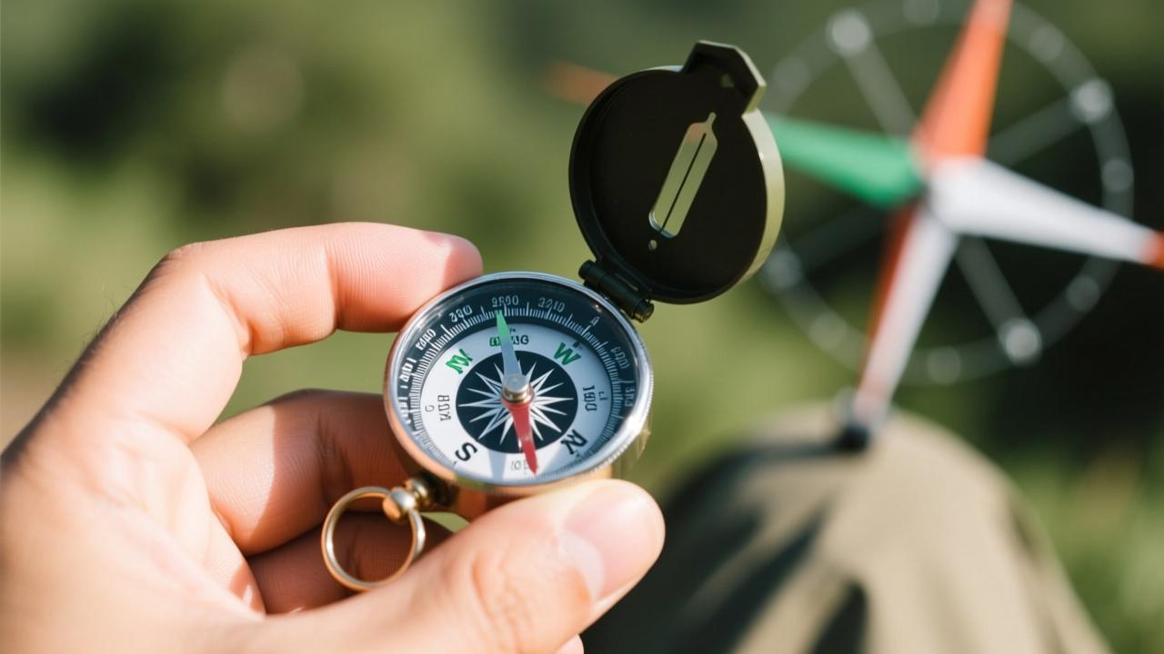 指南针怎么使用?零基础户外导航入门指南,轻松掌握方向不迷路