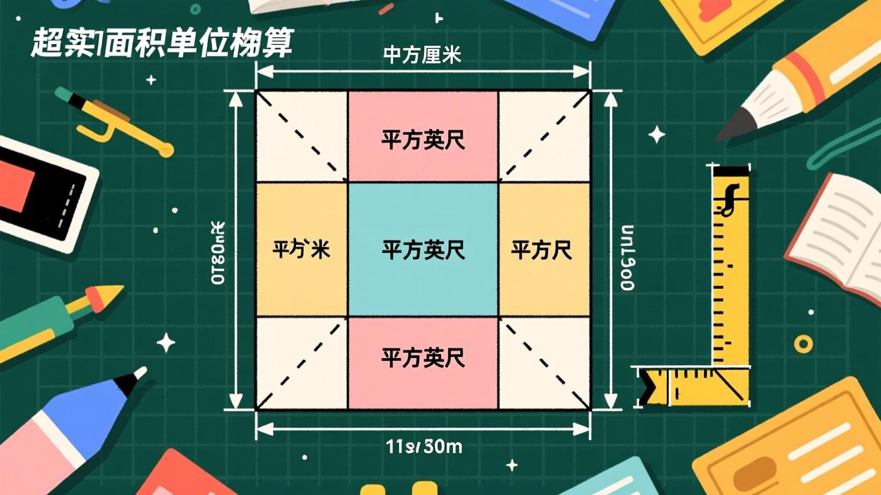 1平方米等于多少平方厘米、平方分米、平方英尺?超实用面积单位换算全解析 第2张 1平方米等于多少平方厘米、平方分米、平方英尺?超实用面积单位换算全解析 第2张