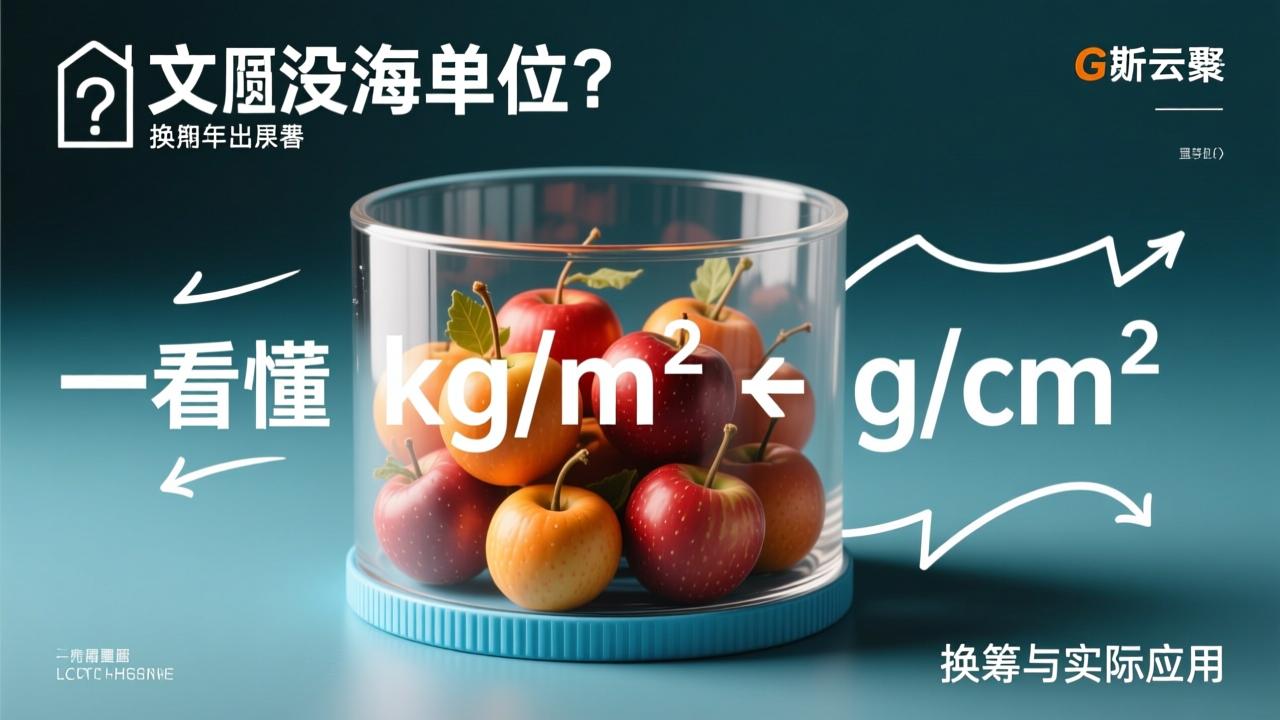 密度单位是什么？一文看懂kg/m³、g/cm³换算与实际应用