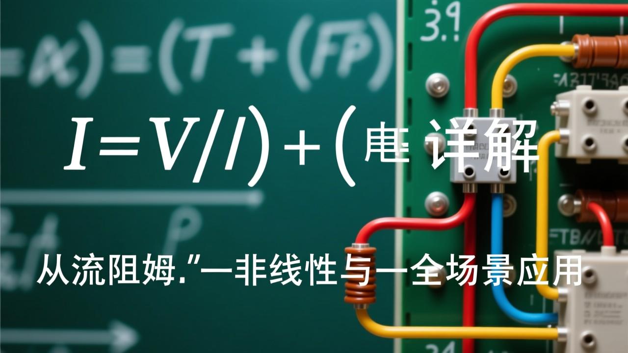 电流电压公式详解：从欧姆定律I=V/R到交流阻抗、非线性与传输线的全场景应用