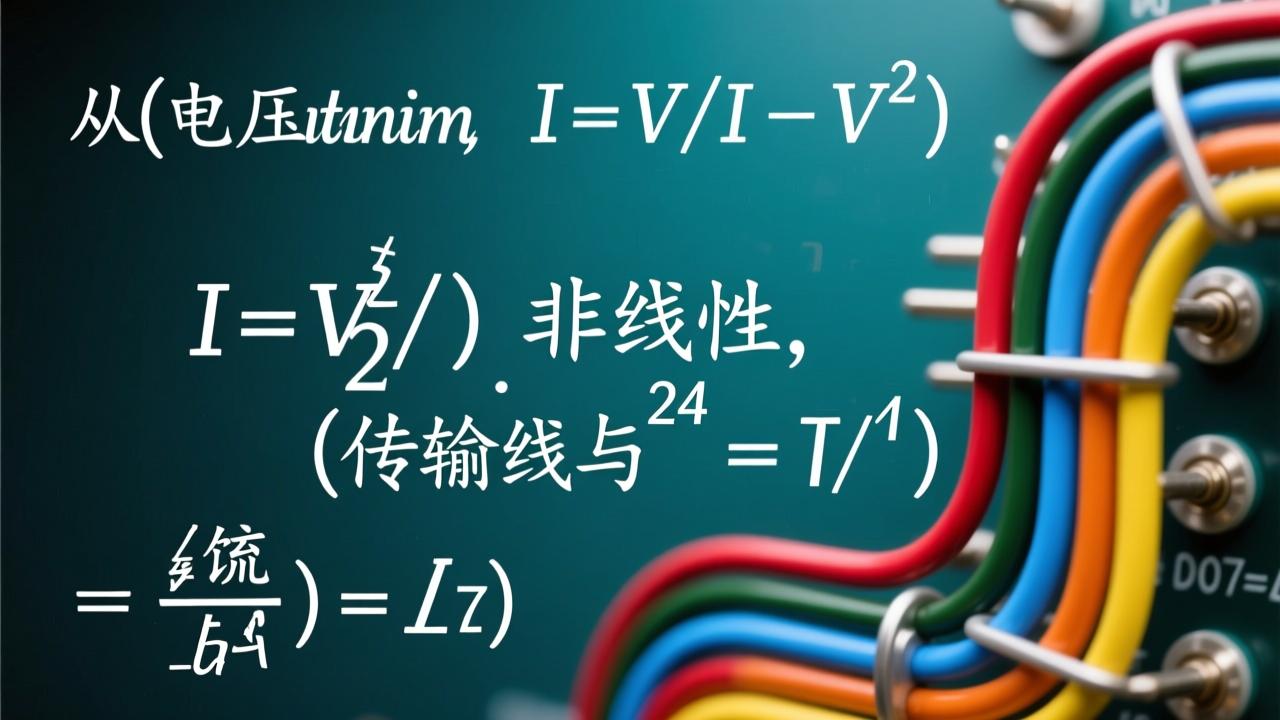 电流电压公式详解：从欧姆定律I=V/R到交流阻抗、非线性与传输线的全场景应用  第2张