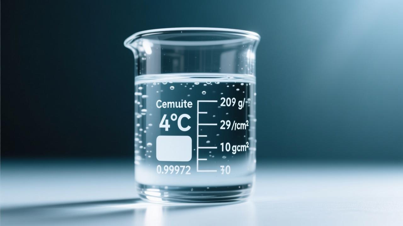 水密度是多少？揭秘4℃时0.999972 g/cm³的科学真相与实际应用  第2张