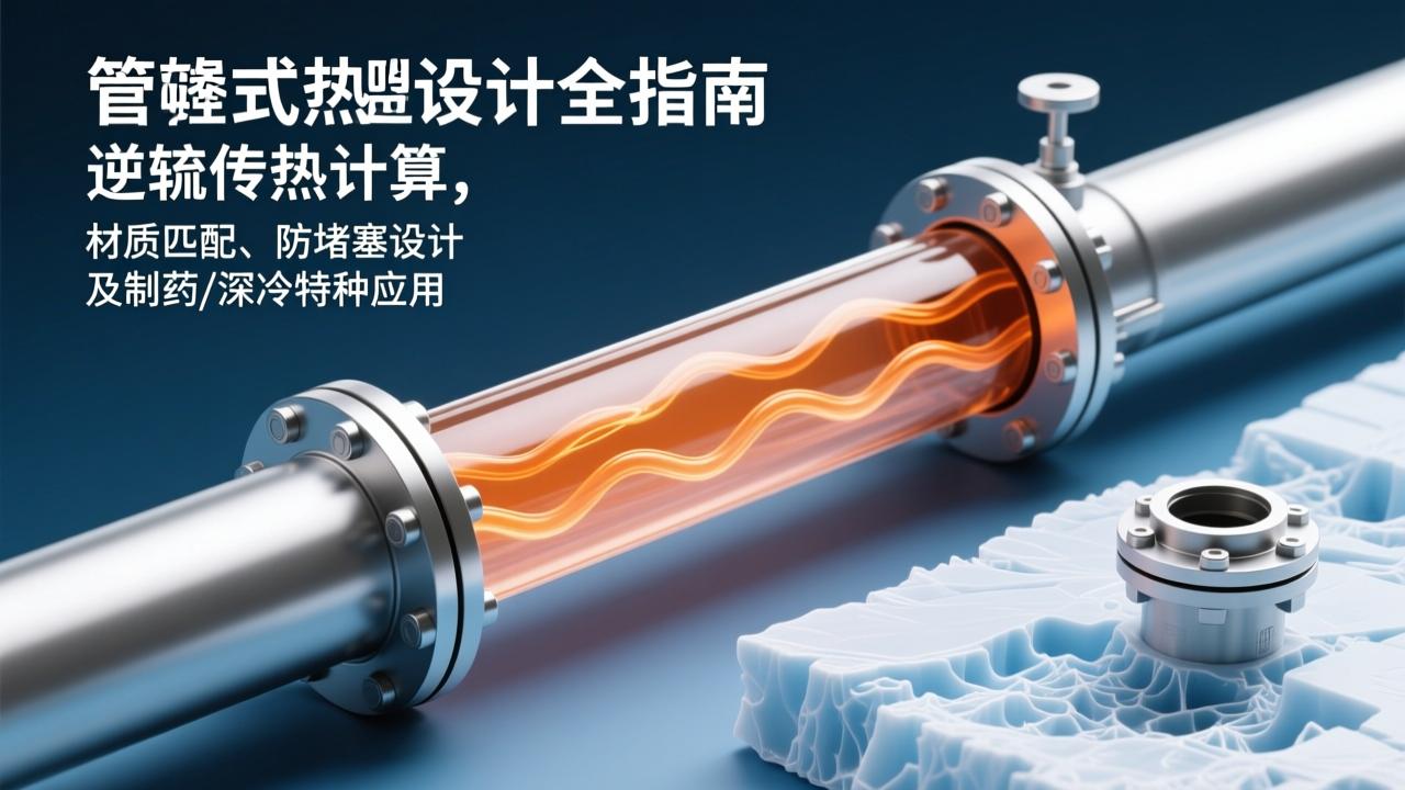 套管式换热器选型与设计全指南:逆流传热计算、材质匹配、防堵塞设计及制药/深冷特种应用 第3张 套管式换热器选型与设计全指南:逆流传热计算、材质匹配、防堵塞设计及制药/深冷特种应用 第3张