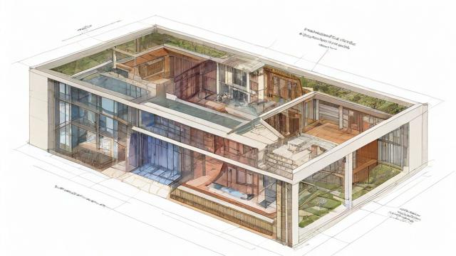 剖面图怎么画:从基础到进阶的建筑设计剖面图绘制全攻略 第4张 剖面图怎么画:从基础到进阶的建筑设计剖面图绘制全攻略 第4张