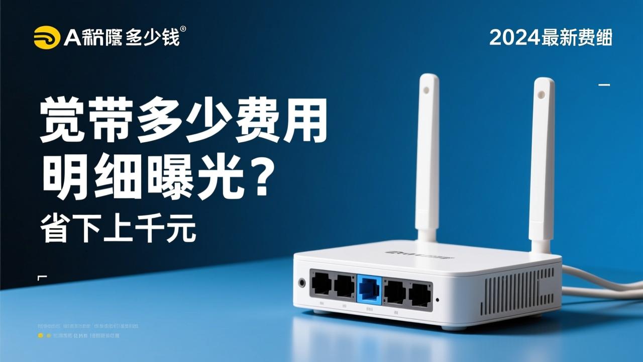 装宽带要多少钱？2024最新费用明细曝光，避开隐性收费省下上千元