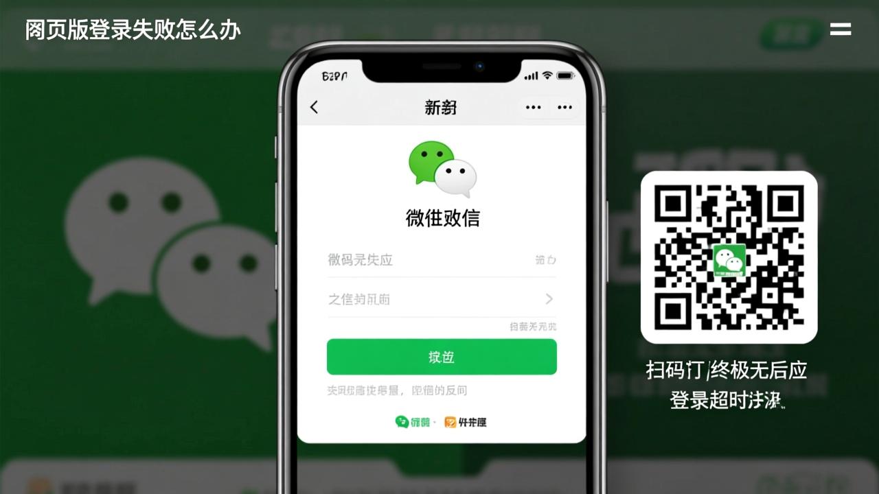 微信网页版登录失败怎么办?扫码无反应、登录超时的终极解决方法 第2张 微信网页版登录失败怎么办?扫码无反应、登录超时的终极解决方法 第2张