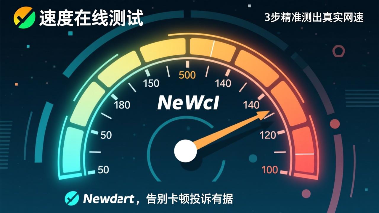 网速在线测试：3步精准测出真实网速，告别卡顿投诉有据