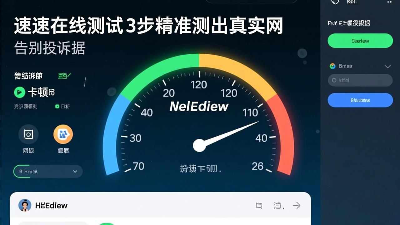 网速在线测试：3步精准测出真实网速，告别卡顿投诉有据  第2张