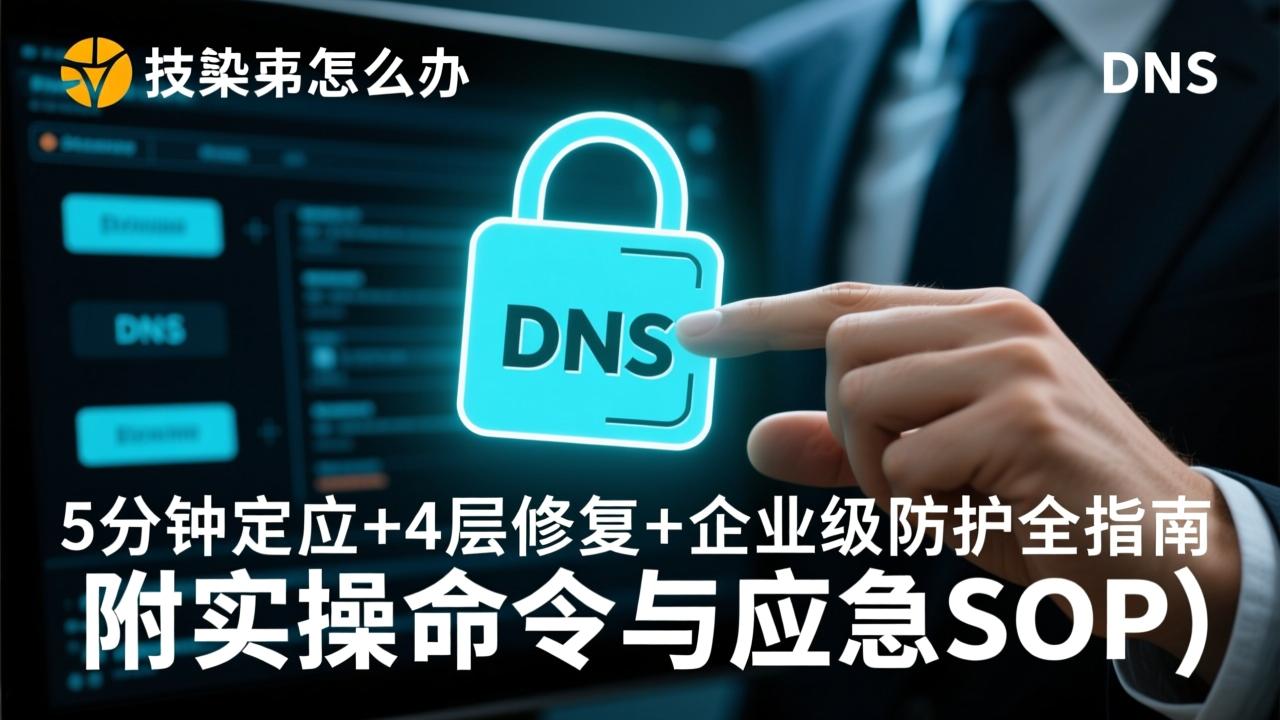 DNS被劫持怎么办？5分钟定位+4层修复+企业级防护全指南（附实操命令与应急SOP）  第1张