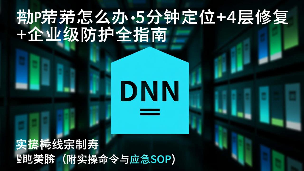 DNS被劫持怎么办？5分钟定位+4层修复+企业级防护全指南（附实操命令与应急SOP）  第3张