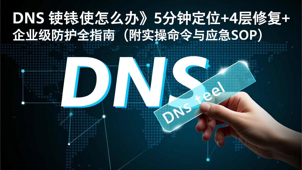DNS被劫持怎么办？5分钟定位+4层修复+企业级防护全指南（附实操命令与应急SOP）  第4张