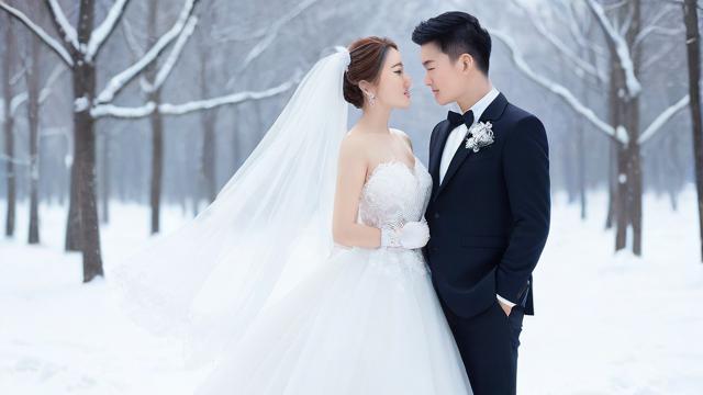 冬季婚纱照拍摄技巧与注意事项，打造梦幻浪漫瞬间