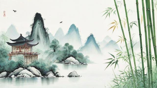 竹子山水画的艺术魅力与创作技巧全解析 第2张 竹子山水画的艺术魅力与创作技巧全解析 第2张