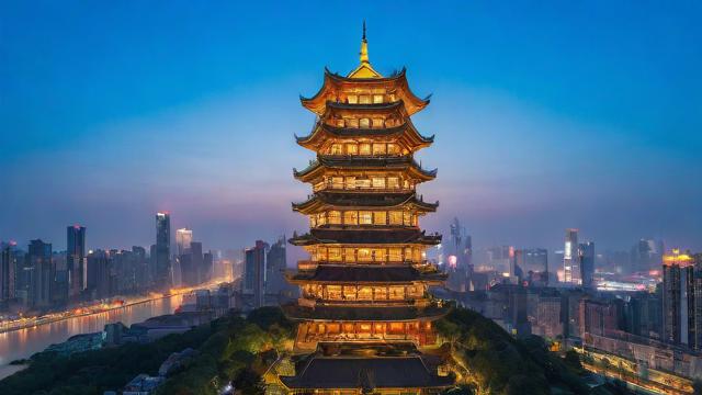 黄鹤楼位置详解:武汉著名地标的历史变迁与游玩攻略 第2张 黄鹤楼位置详解:武汉著名地标的历史变迁与游玩攻略 第2张