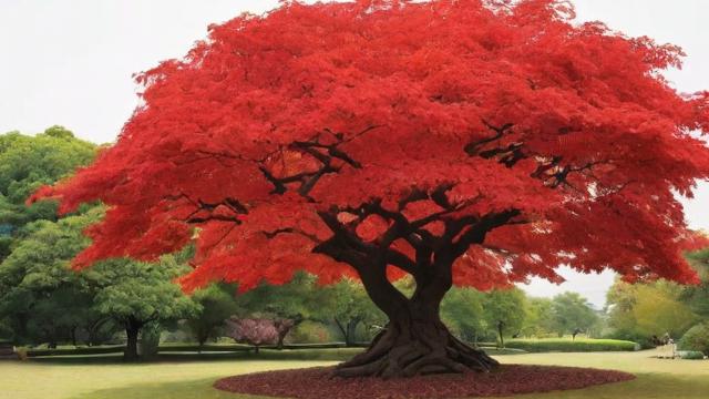 红色叶子的树:园林设计中的点睛之笔与生态价值全解析 第3张 红色叶子的树:园林设计中的点睛之笔与生态价值全解析 第3张