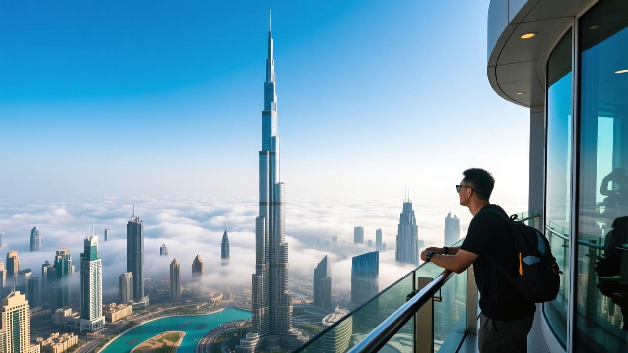 迪拜最高楼哈利法塔全攻略：828米云端观景实录与登顶避坑指南